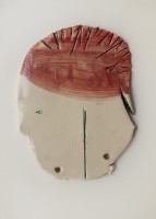 Just Paint, 2016, glazed ceramic, about 30 x 25 cm